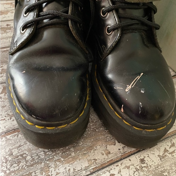 RESOLD♦️DOC MARTENS Jadon Boots in Hipster Paint Splattered Condition - Picture 4 of 12